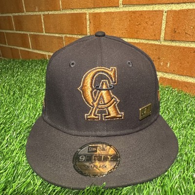Rare New Era 9Fifty 125 Anniversary Snapback with CA In Copper Glitter Thread
