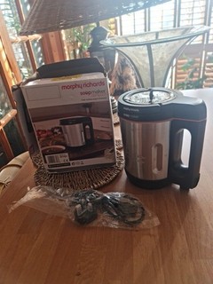 Morphy Richards Compact Soup & Smoothie Maker boxed unused