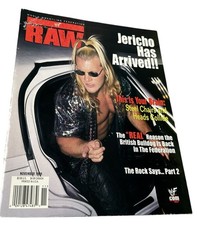 WWF RAW Magazine November 1999 Chris Jericho Cover British Bulldog The Rock