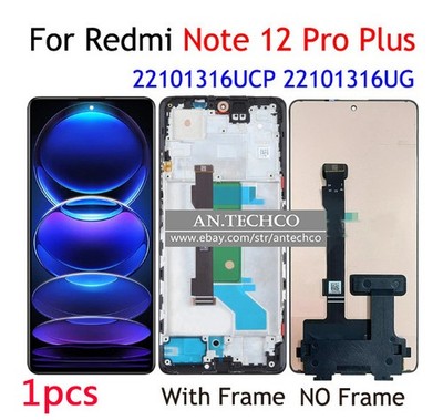 For Xiaomi Redmi Note 12 Pro Plus + LCD Display Screen Touch Digitizer Assembly
