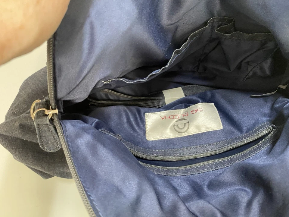 Bolso de mano Big Buddha para mujer Rich Mom tranquilo de lujo americano preppy raro Foto 4 de 4