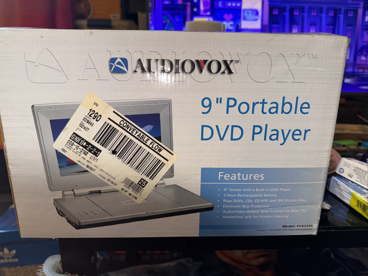 Audiovox PVS3393 Portable DVD Player (9