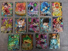 Dragon Ball Super Card Game Super Rare SR Lot Gold Foil Lot Of 14 3 Energy DBZ