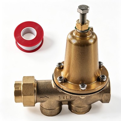 LF25AUB-Z3 Water Pressure Reducing Valve Lead Free For Watts 25-75PSI Adjustable