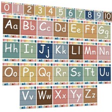 Bulletin Board Letters ABC Alphabet Classroom Poster Set Preschool Decor