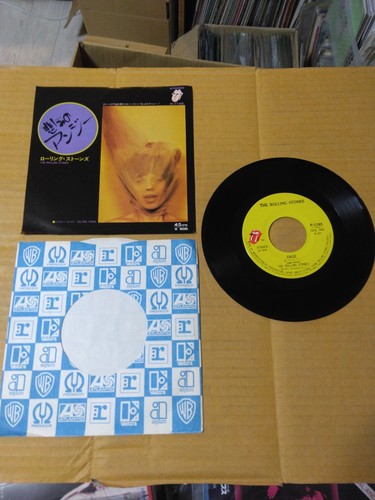 Japanese press 7inch!!! THE ROLLING STONES ANGIE / SILVER TRAIN - Picture 8 of 8