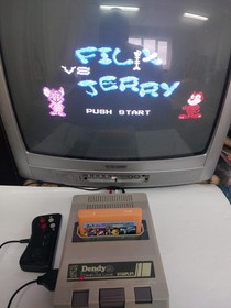 Terminator 2, Felix vs Jerry game cartridge from 1995 for dendy famicom pegasus