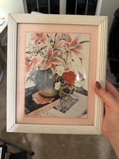 Vintage Floral Print - Framed