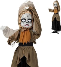 VINGLI 5.3FT Halloween Decoration Animatronics Haunted Hill Farm Outdoor Decorat