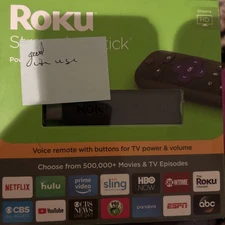 Roku HD Streaming Stick Powerful Portable Model 3800R