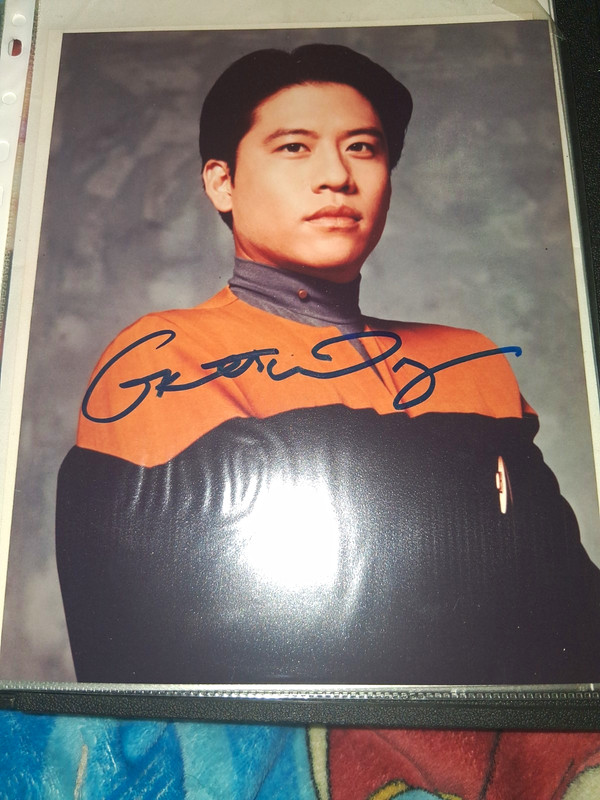 Garrett Wang Autographed 8x10 Photo Ensign Harry Kim Star Trek Voyager w/ COA