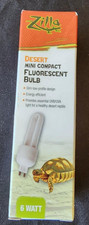 NEW Zilla Mini Compact Fluorescent Bulbs Desert, White 6 Watts Fast Free Shippin