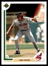 1991 Upper Deck Felix Fermin Cleveland Indians #104