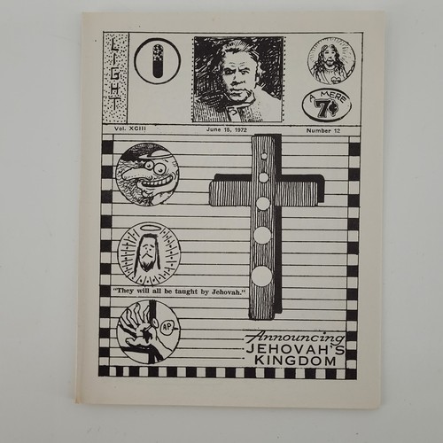 Rare 1972 Announcing Jehovah's Kingdom Underground Mini Comics Comix