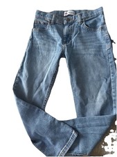 Wrangler Retro Jeans Slim Straight Fit Blue Denim Wash Jeans Boy's Size 10