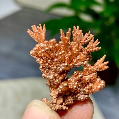9G Rare!! iridescent Native Copper crystal mineral specimen
