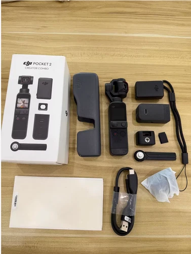 DJI Osmo Pocket 2 Creator Combo 3 Axis Gimbal Stabilizer 4K Camera 64 MP Pixel