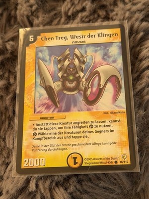 Duel Masters 4x Chen Treg Wesir Der Klingen Deutsch