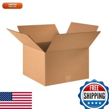 BOX USA 16"L x 16"W x 10"H Corrugated Cardboard Boxes 25-Pack 161610