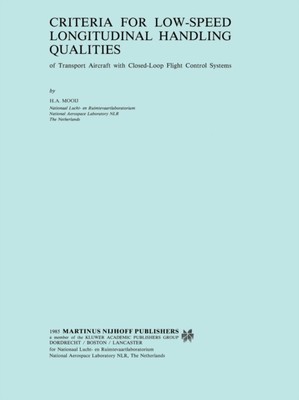 Mooij - Criteria for Low-Speed Longitudinal Handling Qualities   of Tr - X555z