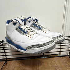 Jordan Air Jordan 3 Retro True Blue Leather M...