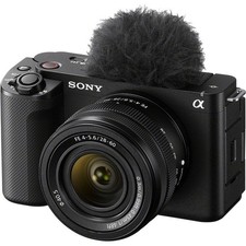 Sony ZV-E1 Mirrorless Camera with 28-60mm Lens Black  OPEN BOX 
