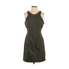 NWT BCBGeneration Gold Metallic Racerback Cocktail Dress Sz M