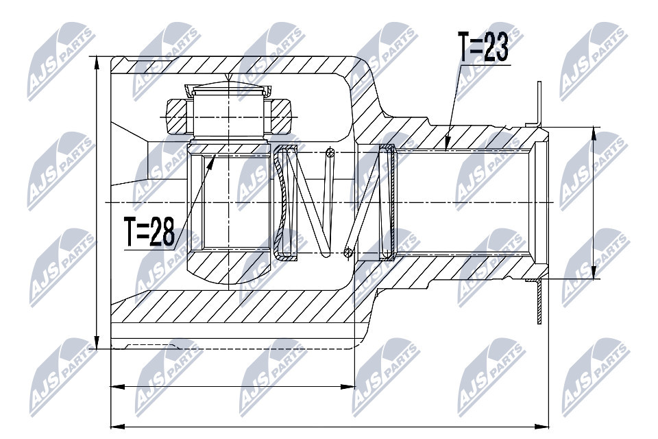 N.T.Y. NPW-RE-055.NTY Joint Kit, drive shaft for DACIA,RENAULT - Image 6