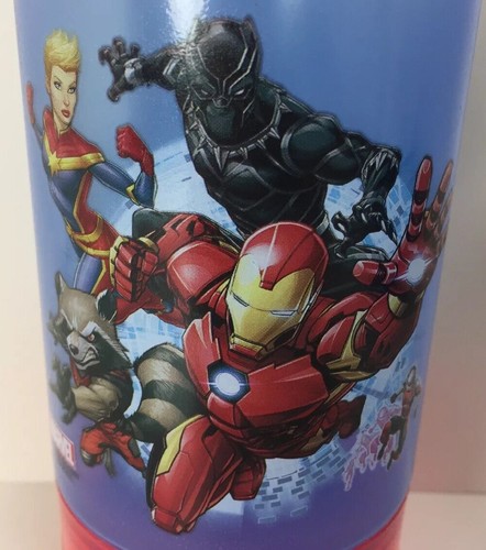 NEW Zak! Marvel AVENGERS Water Bottle Attached Snack Container Trip Travel Cup - Picture 6 of 9