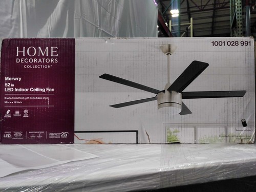 Brushed Nickel Ceiling Fan 