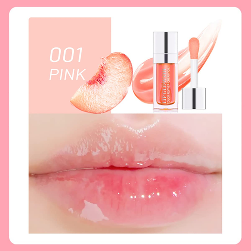 Lip Oil Hydrating Tinted Lip Balm, Plump Lip Gloss Lip Care Transparent Toot Lip - Picture 2 of 12