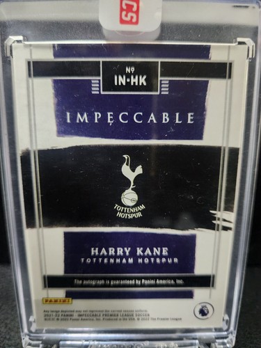 2021-22 Panini Impeccable HARRY KANE (indelible ink) Autograph 92/99 - Picture 2 of 2