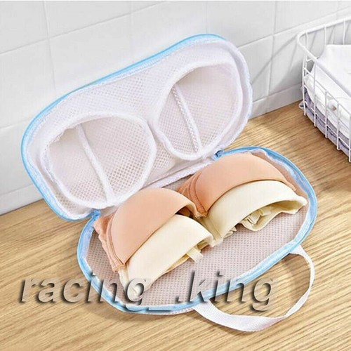 Zipped Laundry Washing Machine Special Mesh Net Bra Lingerie Underwear Wash Bag - Picture 3 of 10