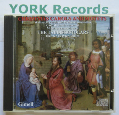 CHRISTMAS CAROLS & MOTETS - THE TALLIS SCHOLARS - Excellent Condition CD Gimell