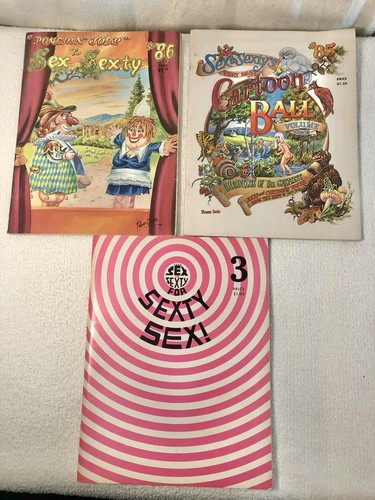 3 Vintage Adult Cartoon Comic Books Sex to Sexty #3, #85, #86 Funny Naughty EUC eBay