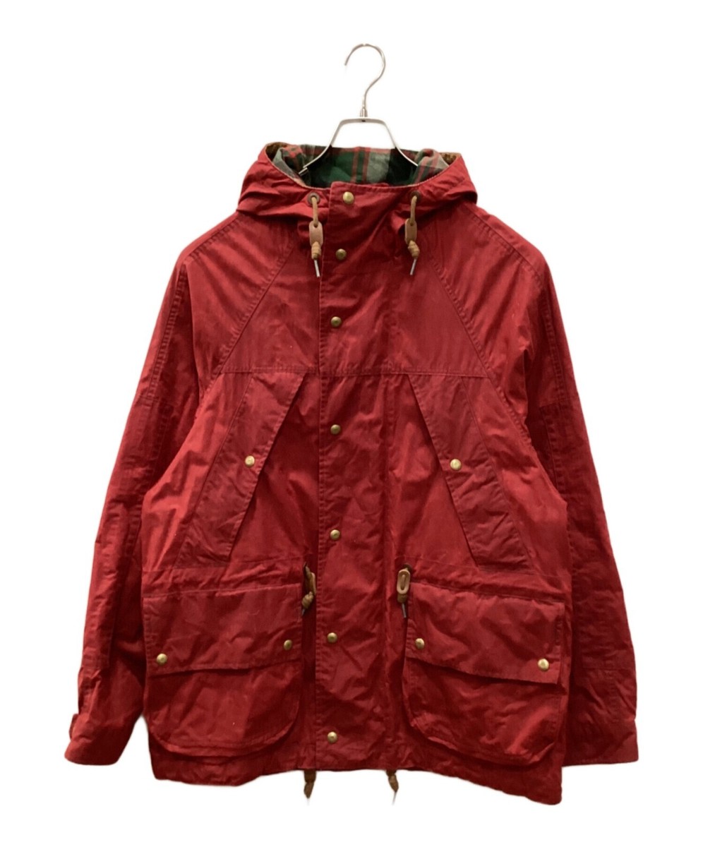 RRL RALPH LAUREN men's cotton oiled cloth hooded jacket size RRL RALPH LAUREN men's cotton oiled cloth hooded jacket size