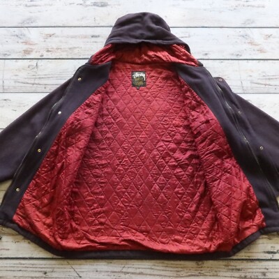 Vintage Stussy Burly Gear World Tribe Wool Parka Size L | eBay