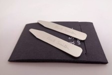 PAUL SMITH ENGRAVED COLLAR STIFFENERS / BONES / STAYS / NEW RRP £55