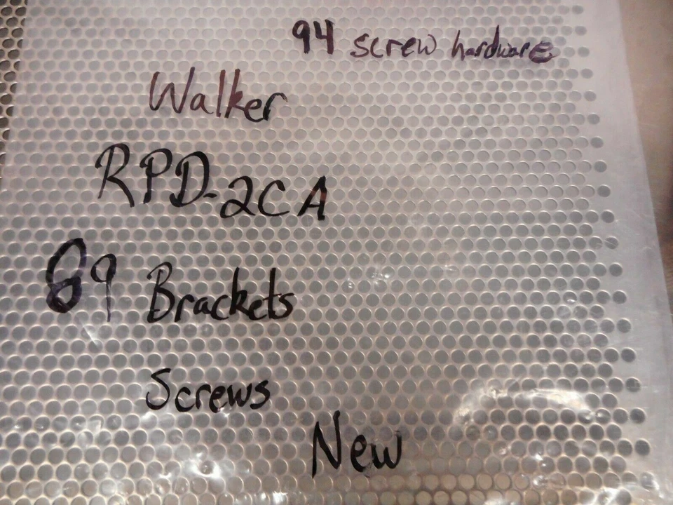 Sistemas de pista de rodadura de metal WALKER RPD-2CA (94 astillas) y (89 soportes) nuevo stock antiguo Foto 2 de 4