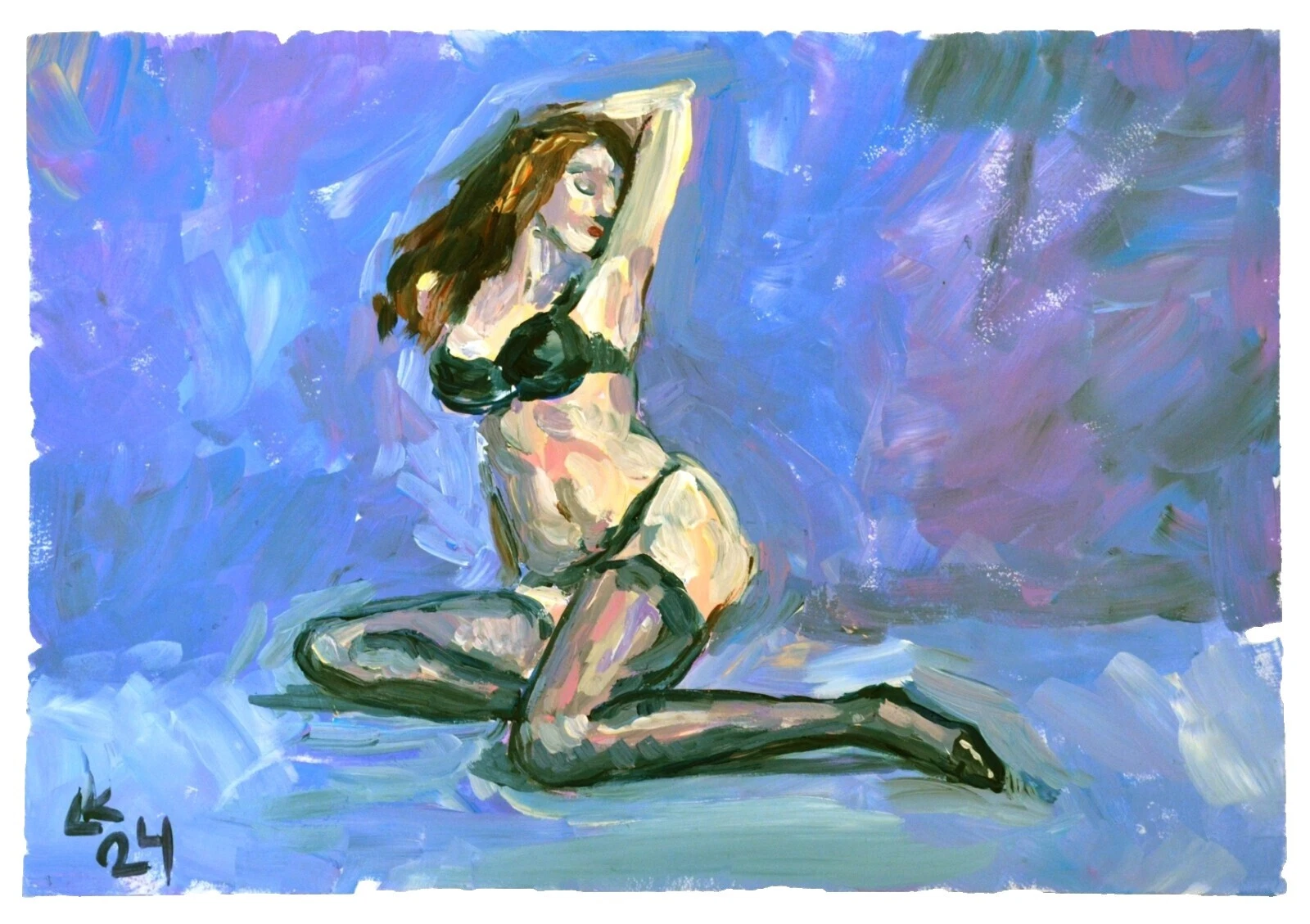 Ladies Art Abstract Paintings