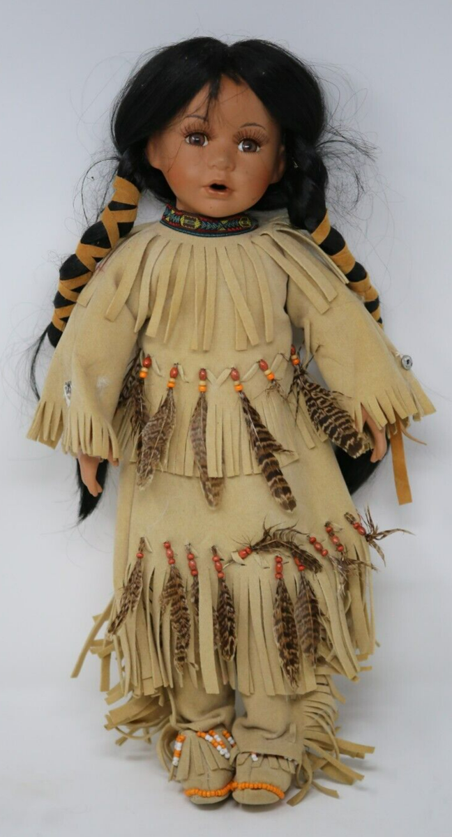 Timeless Native American Indians Limited Edition Porcelain Doll | eBay