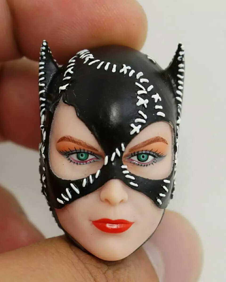 Maschera Catwoman di alta qualità in latex Maschera Catwoman di alta qualità in latex