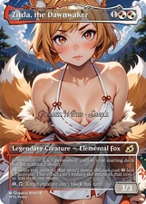 MTG - Zirda, the Dawnwaker - Fanart Borderless Style - EDH / Playtest