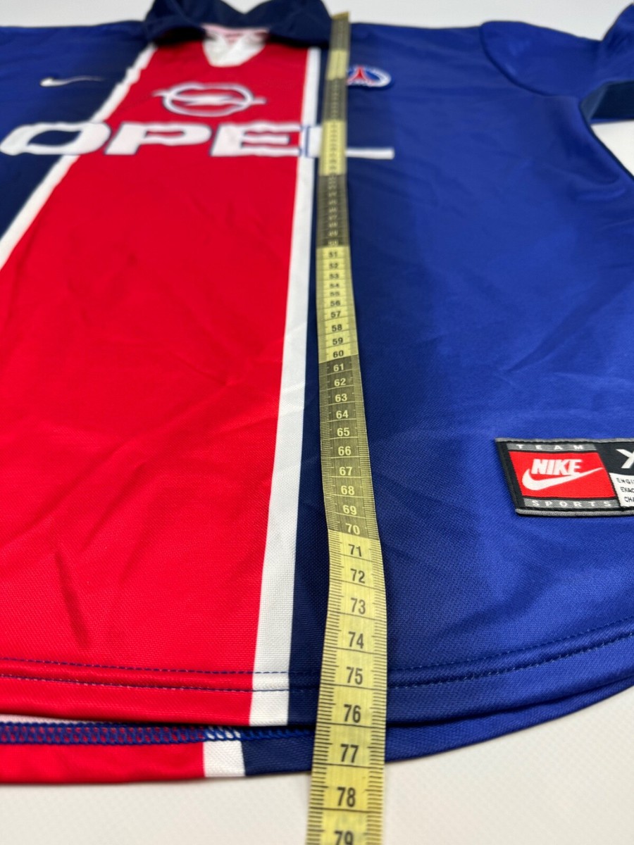 【正規品】 1998/99 パリサンジェルマン ホーム サイズXL ナイキ Paris Saint-Germain PSG 1998 - 1999 Home football shirt