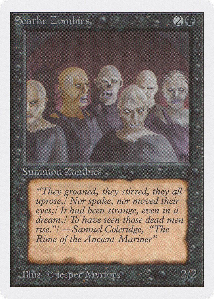 Scathe Zombies x1 Unlimited Edition EX/NM MTG - 4RCards