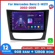 6G+128GB Android Radio For Mercedes Benz E-W211 E320 E500 E350 Head Unit Carplay