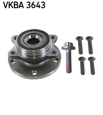 SKF VKBA 3643 Wheel Bearing Kit for ,AUDI,SEAT,SKODA,VW - Picture 1 of 10