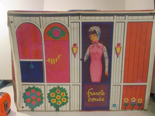 Vintage Mattel Barbie bambola MOD-ern cugina Francie casa custodia 1965 vintage - Foto 13 di 23
