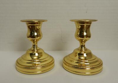 BALDWIN BRASS SMITHSONIAN INSTITUTION CANDLESTICK CANDLE HOLDER 7.25/" TALL