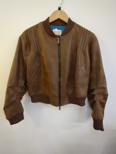 Anderson Bell Faux Leather Bomber Jacket